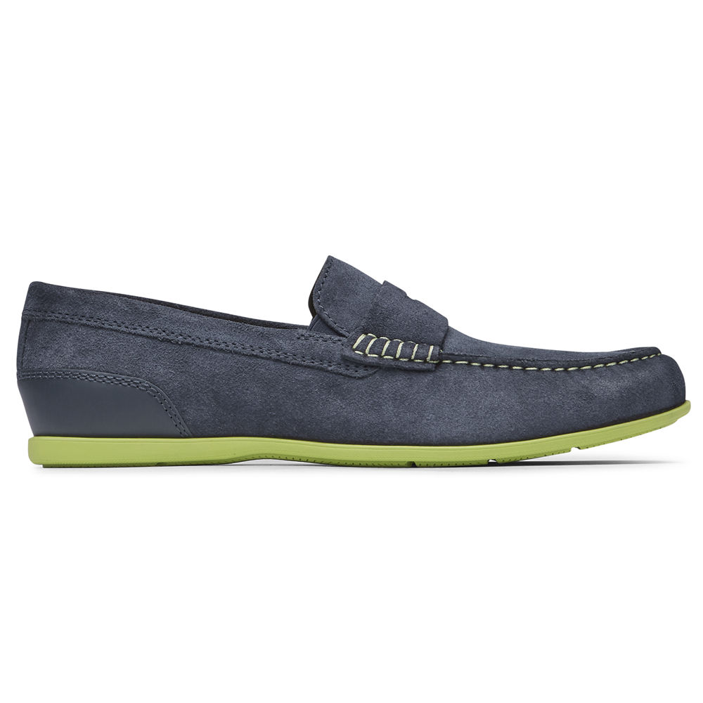 Rockport Slip-On For Mens Blue - Malcom Penny - AI2460985